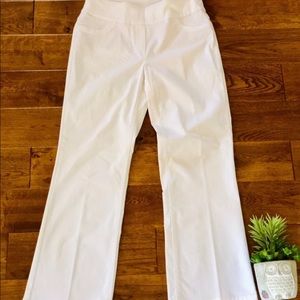 Westbound Petites White Stretchy Pants